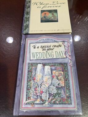 To a Special Couple on Your Wedding Day Keepsake Book and When Love is Forever